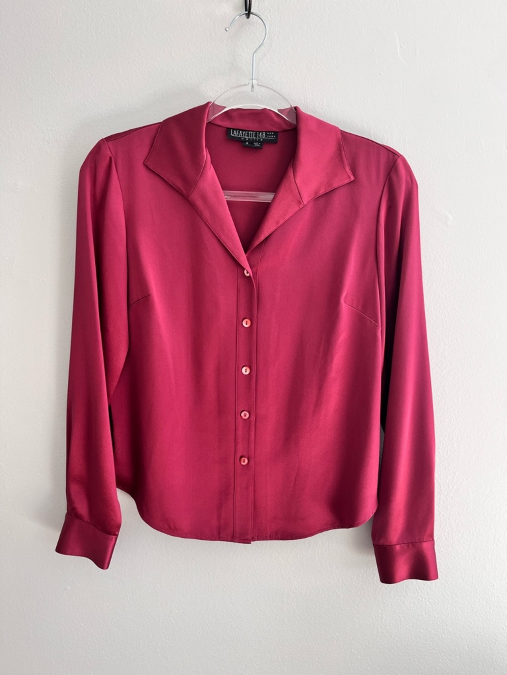 Lafayette 148 New York Women's 100% Silk Blouse